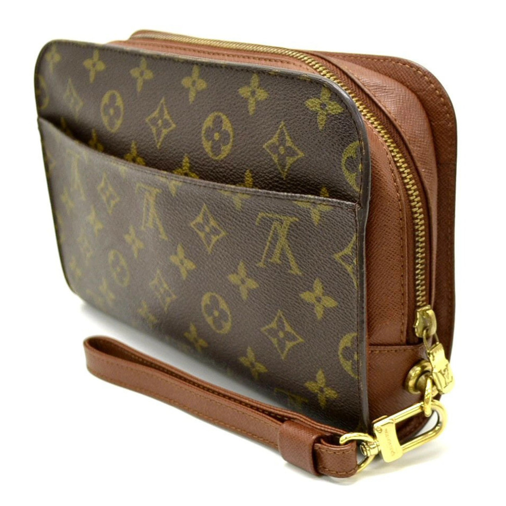LOUIS VUITTON Monogram Orsay Shoulder Bag Handbag Clutch - Picture 2 of 9